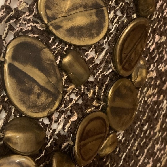 BCBGMaxazria brown/beige sweater, size S - Picture 4 of 9